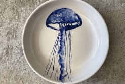 Blaue Medusa Salatschüssel