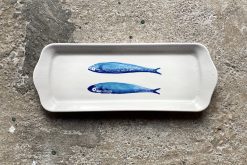 Keramiktablett 2 Sardinen