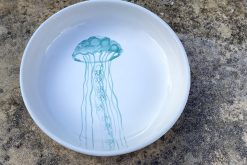 Türkisfarbene Medusa Salatschüssel