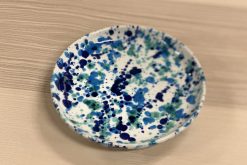 Salatschüssel 12x3cm "blaue Tropfen".