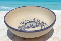 Alternative view of Ensaladera 23x6cm  "cangrejo azul"